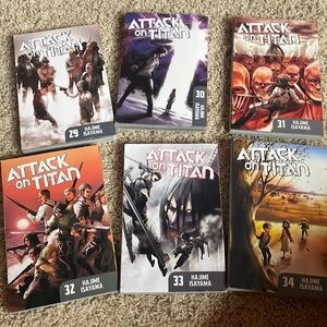 aot attack on titan manga 29-34